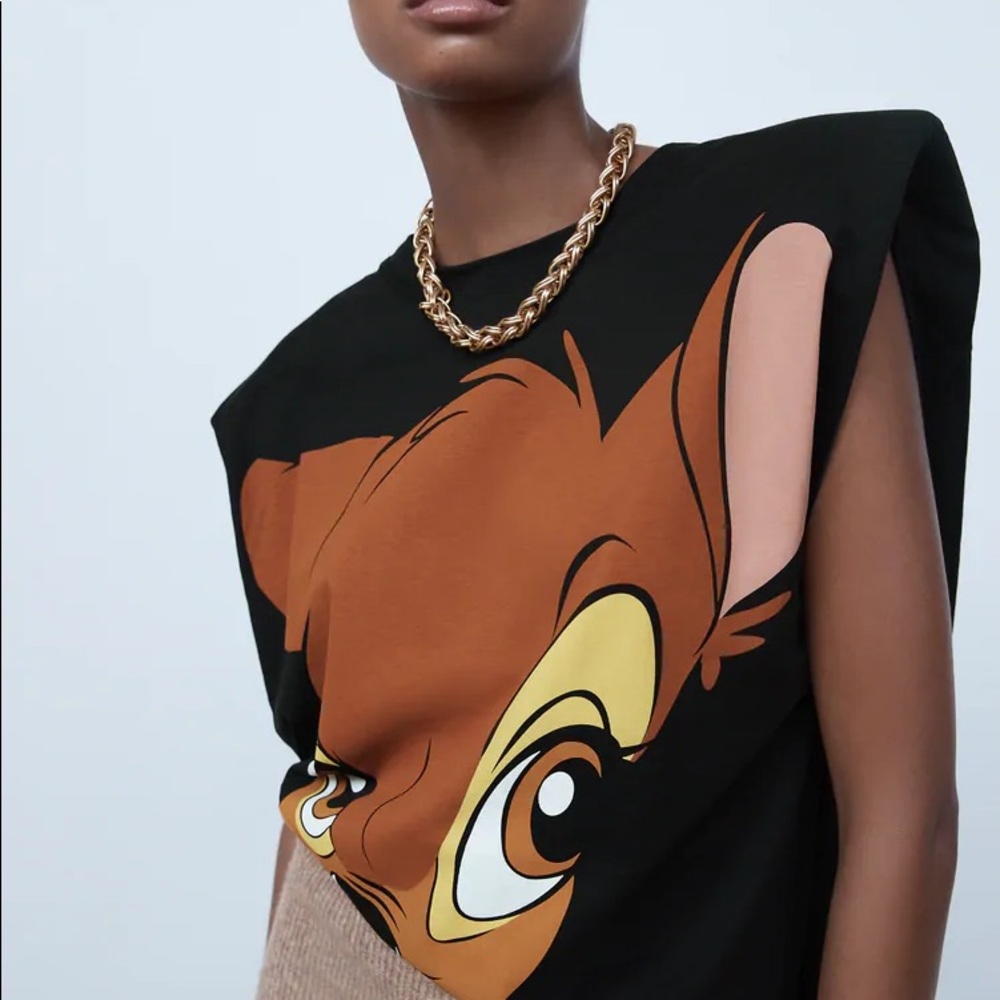 Zara - Bambi Disney © Shoulder Pad Top